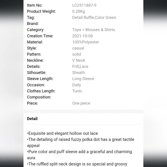 New Swiss dot babydoll top - Picture 11 of 15